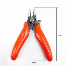 Load image into Gallery viewer, Stainless Steel Mini Electronic Water Cut Pliers Electrician Repair Tools, Red, Black