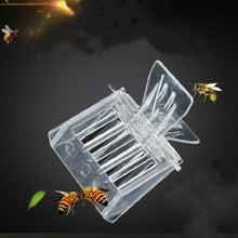 Load image into Gallery viewer, 2 PCS  Plastic Book Clip Type Bee King Cage Beekeeping Tool
