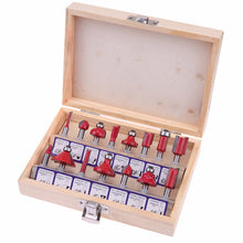 Load image into Gallery viewer, Shank Tungsten Carbide Router Bit Set Wood Cutter Tool Set Milling Wood Cutters Router Bit Set for Wood Tools, Cutter Tool Set