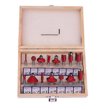 Load image into Gallery viewer, Shank Tungsten Carbide Router Bit Set Wood Cutter Tool Set Milling Wood Cutters Router Bit Set for Wood Tools, Cutter Tool Set