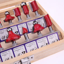 Load image into Gallery viewer, Shank Tungsten Carbide Router Bit Set Wood Cutter Tool Set Milling Wood Cutters Router Bit Set for Wood Tools, Cutter Tool Set