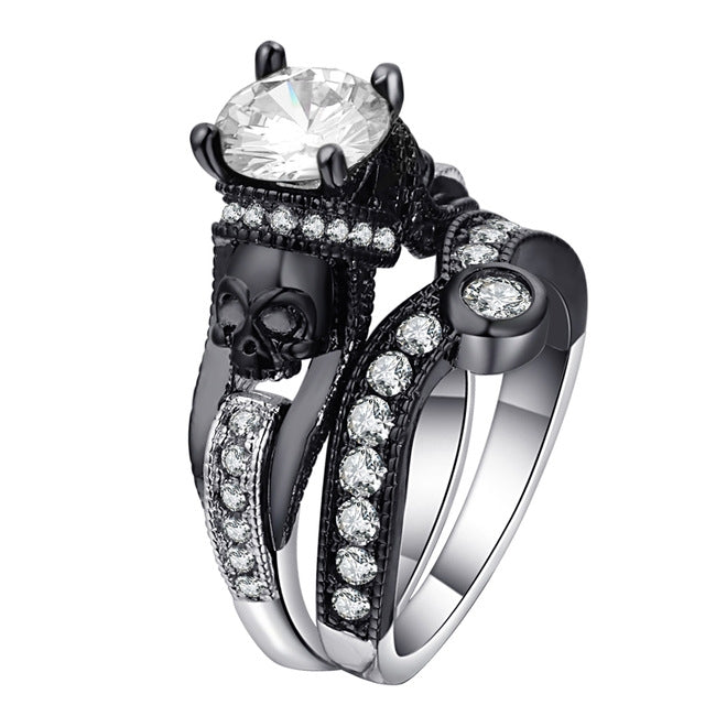 Skull Ring Punk Style Fashion Jewelry, 10, 11, 12, 5, 6, 7, 8, 9