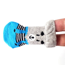 Load image into Gallery viewer, 4pcs /Set Cute Puppy Dogs Pet Knitted Anti-slip Socks, S, M, L