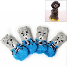Load image into Gallery viewer, 4pcs /Set Cute Puppy Dogs Pet Knitted Anti-slip Socks, S, M, L