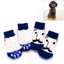 Load image into Gallery viewer, 4pcs /Set Cute Puppy Dogs Pet Knitted Anti-slip Socks, S, M, L