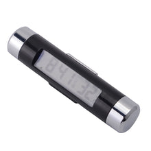 Load image into Gallery viewer, 2 in 1 Car Auto Thermometer Clock Calendar LCD Display Screen, Car Auto Thermometer