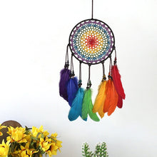 Load image into Gallery viewer, Creative Hand-Woven Crafts Colorful Dream Catcher Home Car Wall Hanging Decoration