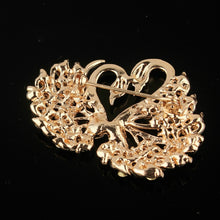 Load image into Gallery viewer, Crystal Swan Brooch Pins Animal Rhinestones Brooches for Women, White, Pink, Champagne