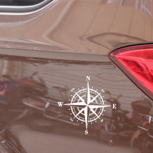 Load image into Gallery viewer, 10pcs  Art Design Vinyl NSWE Compass Car Stickers Decals Black/Silver, 10 PCS White + Black, 10 PCS Black + White