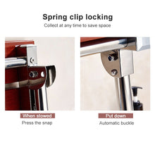 Load image into Gallery viewer, Wood Folding Wall Mounted Relaxation Shower Chair Solid Seat, Folding Solid Chair
