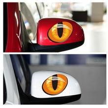Load image into Gallery viewer, 10pcs 10*8cm Cute Simulation Cat Eyes Car Stickers 3D Vinyl Decal for Rearview Mirror Car Head Engine Cover Windows Decoration, Cat Eyes 10x8cm