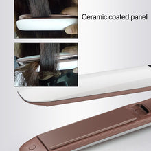 Load image into Gallery viewer, Hair Straightener Iron LED Display Ceramic Coating Plate Ionic Curling Iron, EU