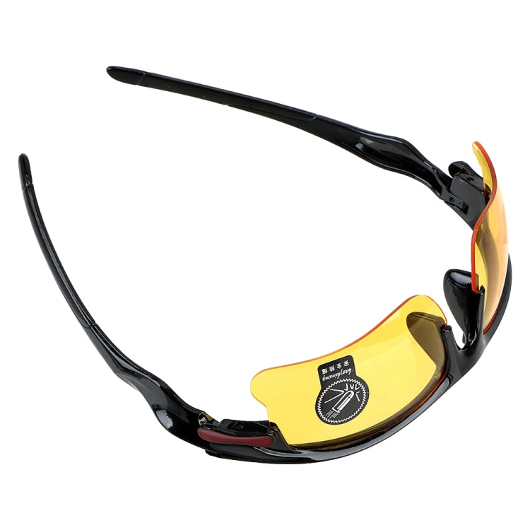 FORAUTO Night-Vision Glasses  Protective Gears Sunglasses Driving Glasses Anti Glare Night Vision Drivers Goggles
