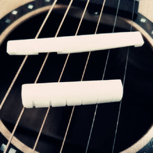 Load image into Gallery viewer, Guitar String Pillow Upper and Lower Ox Bone Pillow Bridge Guitar Accessories, Guitar String