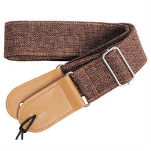 Load image into Gallery viewer, Cotton Linen Guitar Studs Strap Diagonal Shoulder Strap Musical Instrument Accessories