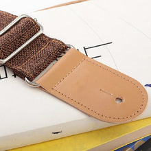 Load image into Gallery viewer, Cotton Linen Guitar Studs Strap Diagonal Shoulder Strap Musical Instrument Accessories