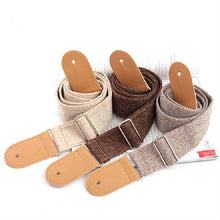 Load image into Gallery viewer, Cotton Linen Guitar Studs Strap Diagonal Shoulder Strap Musical Instrument Accessories
