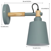 Load image into Gallery viewer, Staircase Aisle Bedside Bedroom Wall Lamp Creative Simple Background Restaurant Oblique Barrel Light, AC 220V, White, Black, Green, Pink, Blue