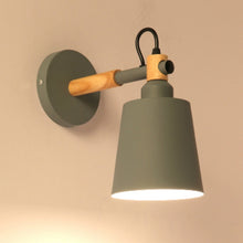 Load image into Gallery viewer, Staircase Aisle Bedside Bedroom Wall Lamp Creative Simple Background Restaurant Oblique Barrel Light, AC 220V, White, Black, Green, Pink, Blue