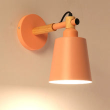 Load image into Gallery viewer, Staircase Aisle Bedside Bedroom Wall Lamp Creative Simple Background Restaurant Oblique Barrel Light, AC 220V, White, Black, Green, Pink, Blue