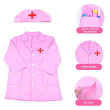 Load image into Gallery viewer, Small Nurses Serve Doctors Cosplay Experience Clothing with Children Toys and Gifts