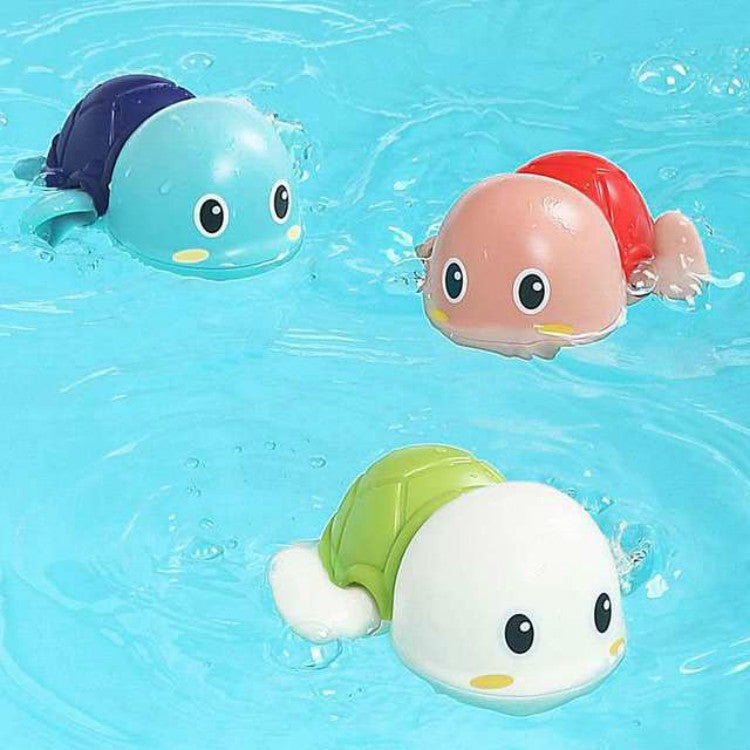 3 PCS Children Summer Bathroom Splashing Cartoon Turtle Toy