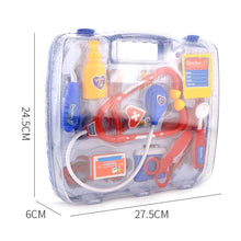 Load image into Gallery viewer, Simulation Stethoscope Set Portable Medicine Box Child Doctor Role Playing Toy