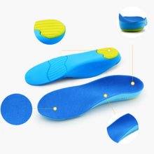 Load image into Gallery viewer, PU Breathable Children Flat Feet Eight-foot Orthopedic Insoles
