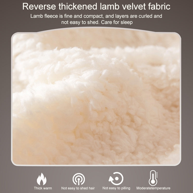 Winter Sofa Blanket Double Thick Cashmere Coral Fleece Ofice Nap Blanket, 1.5x2m, 2x2.3m