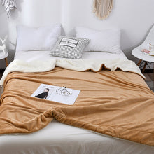 Load image into Gallery viewer, Winter Sofa Blanket Double Thick Cashmere Coral Fleece Ofice Nap Blanket, 1.5x2m, 2x2.3m