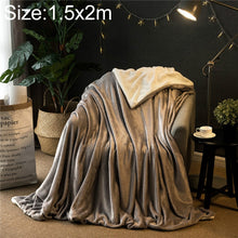 Load image into Gallery viewer, Winter Sofa Blanket Double Thick Cashmere Coral Fleece Ofice Nap Blanket, 1.5x2m, 2x2.3m