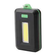 Load image into Gallery viewer, 2 PCS 3W Mini COB LED Flashlight Keychain Emergency Camping  Backpack Light with 3 Modes, Red, Green