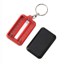 Load image into Gallery viewer, 2 PCS 3W Mini COB LED Flashlight Keychain Emergency Camping  Backpack Light with 3 Modes, Red, Green