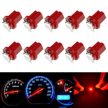 Load image into Gallery viewer, 10 PCS T8.5 5050 Led 1 SMD Car Gauge Dash Bulb Dashboard Instrument Light Wedge Interior Lamp, Blue, Green, Red, White, Yellow