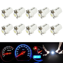 Load image into Gallery viewer, 10 PCS T8.5 5050 Led 1 SMD Car Gauge Dash Bulb Dashboard Instrument Light Wedge Interior Lamp, Blue, Green, Red, White, Yellow