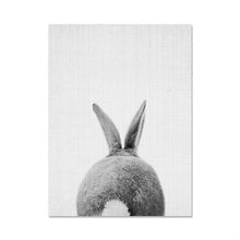 Load image into Gallery viewer, Rabbit Before and After the Computer Printing Decorative Painting Frameless Core