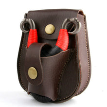 Load image into Gallery viewer, Steel Ball Package Leather Slingshot Bag Durable Without Deformation for Hunting, Color Random Delivery