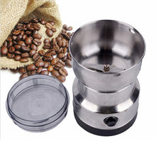 Load image into Gallery viewer, Multi-functional EU Plug Coffee Grinder Stainless Electric Herbs/Spices/Nuts/Grains/Coffee Bean Grinding, Coffee Grinder, EU Plug
