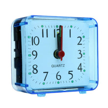 Load image into Gallery viewer, Square Alarm Clock Transparent Case Compact Digital Mini Bedroom Bedside Office Electronic Clock