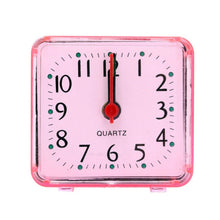 Load image into Gallery viewer, Square Alarm Clock Transparent Case Compact Digital Mini Bedroom Bedside Office Electronic Clock