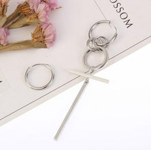 Load image into Gallery viewer, Large Earrings Simple Long Earrings Asymmetric Earrings
