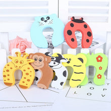 Load image into Gallery viewer, Baby Proofing Door Stoppers Finger Safety Guard Holder Lock Safety Guard Finger Protect Toy For Baby Random Color Delivery