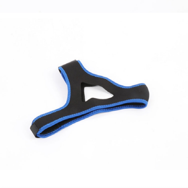 Triangular Shackles with Chin Straps for Men and Women to Prevent Snoring, Blue