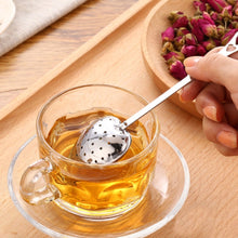Load image into Gallery viewer, 2 PCS Stainless Steel Practical Heart Shape Tea Infuser Spoon Strainer, Heart Shape Tea Infuser