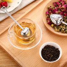 Load image into Gallery viewer, 2 PCS Stainless Steel Practical Heart Shape Tea Infuser Spoon Strainer, Heart Shape Tea Infuser