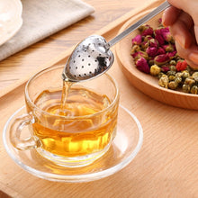 Load image into Gallery viewer, 2 PCS Stainless Steel Practical Heart Shape Tea Infuser Spoon Strainer, Heart Shape Tea Infuser