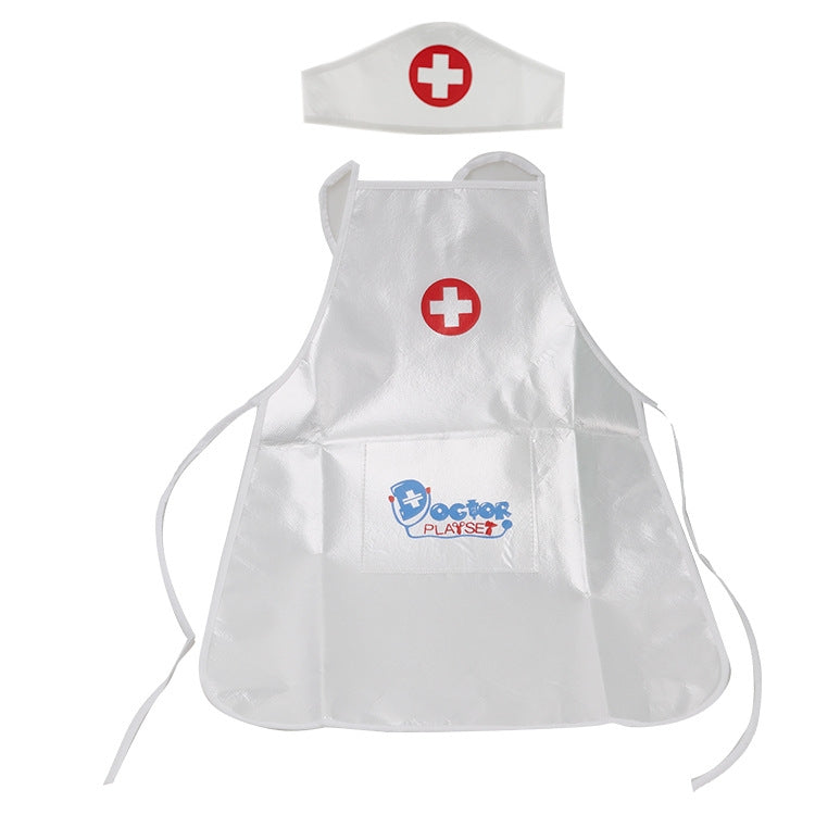 3 Sets Children Pretend Play Doctor Nurse Costume Performance Clothing Toy