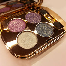 Load image into Gallery viewer, Professional  Eye Makeup Eyeshadow Palette Gold Smoky Cosmetics Makeup Palette Diamond Bright Glitter Eye Shadow
