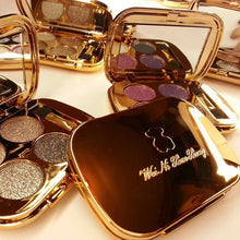 Load image into Gallery viewer, Professional  Eye Makeup Eyeshadow Palette Gold Smoky Cosmetics Makeup Palette Diamond Bright Glitter Eye Shadow