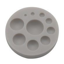 Load image into Gallery viewer, Round Silicone Fondant Cake Mold DIY Baking Decoration Chocolate Tool, Round Silicone(Grey), Round Silicone(Pink)
